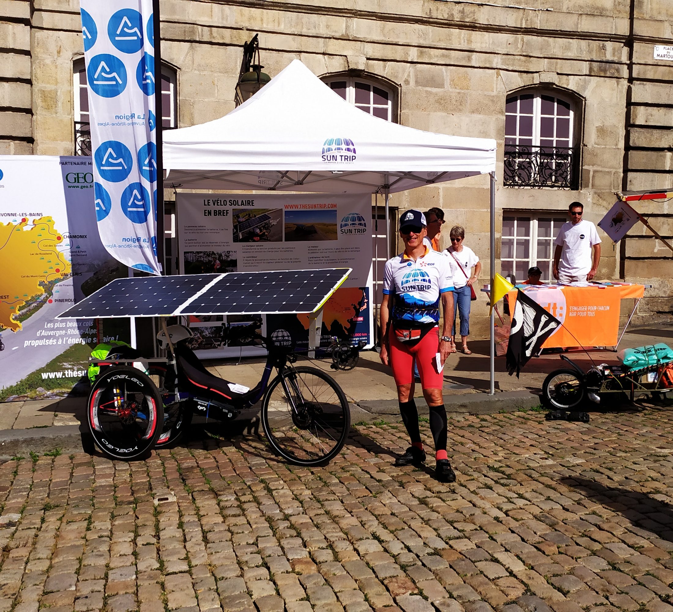 In Pole Position for the departure!