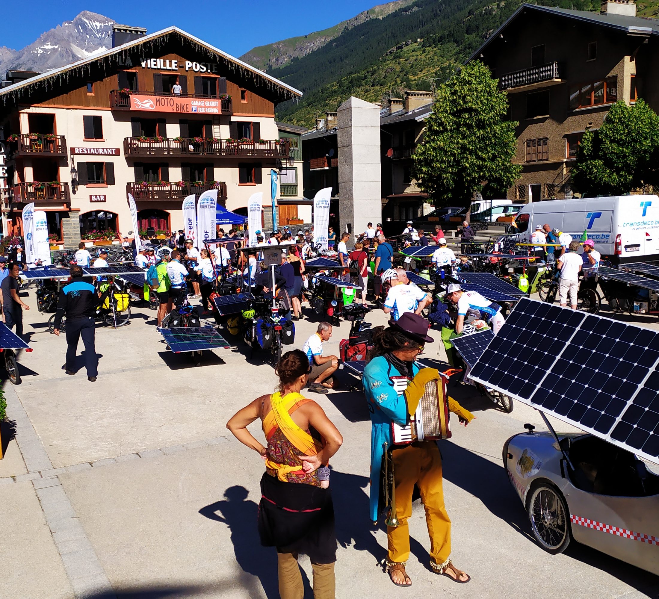 Departure in Mont Cenis