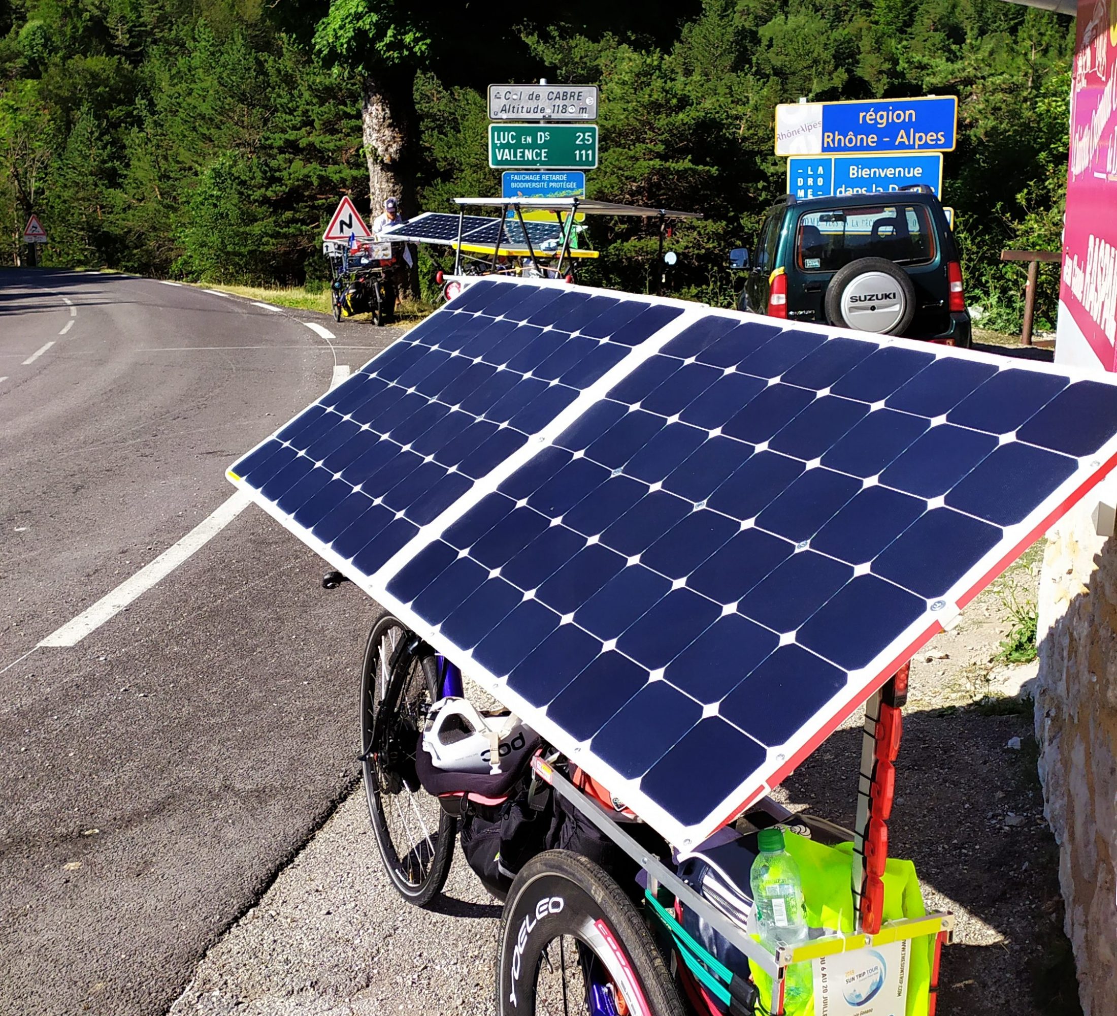 Col de Cabre, last one before arrival in Valence
