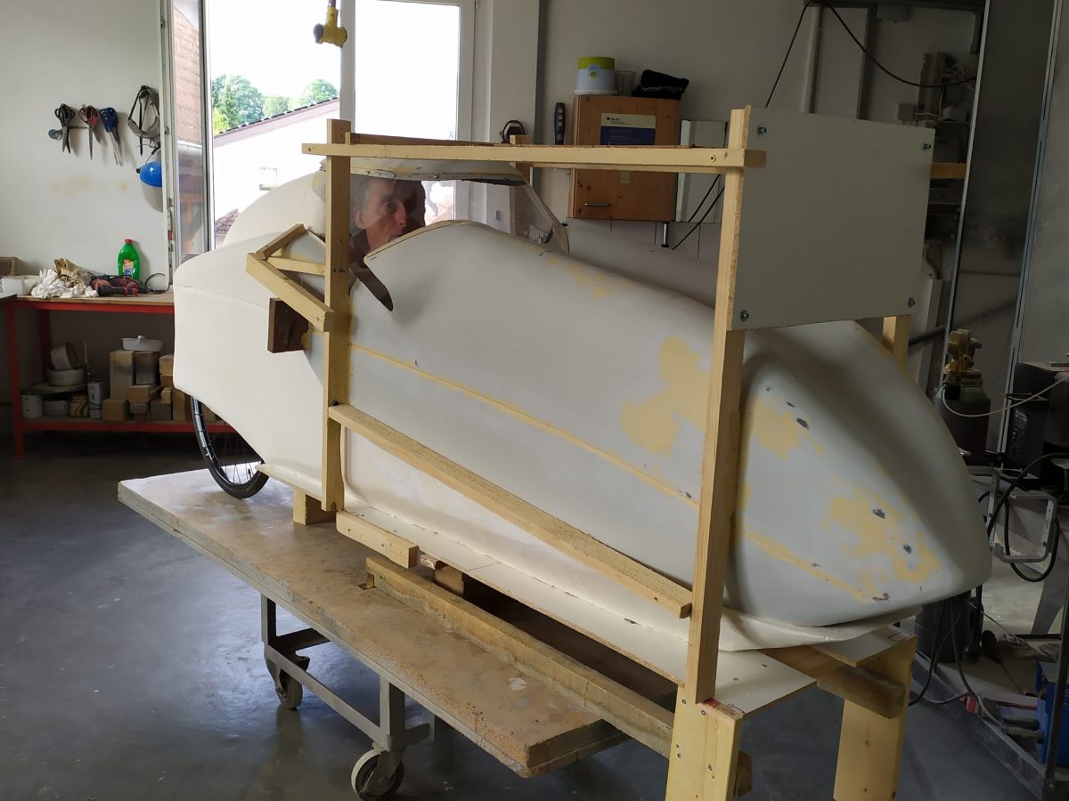 Aerotilt fairing with me inside... Aerotilt fairing with me inside...